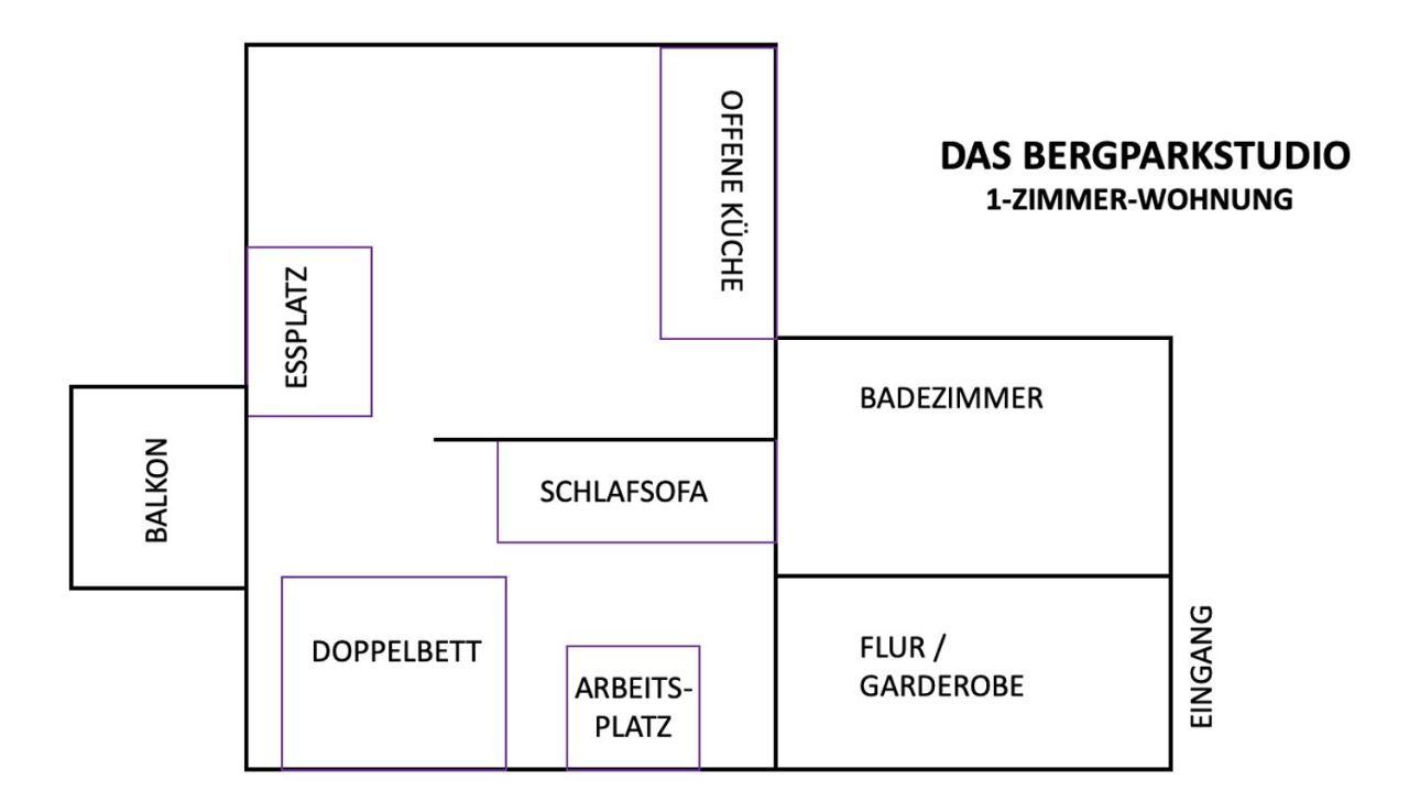 Appartement Das Bergparkstudio à Cassel Extérieur photo